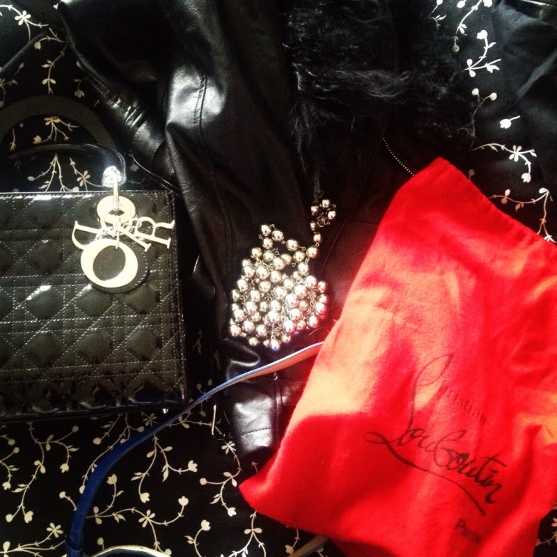 lady dior, christian louboutin, rock and gold, blog