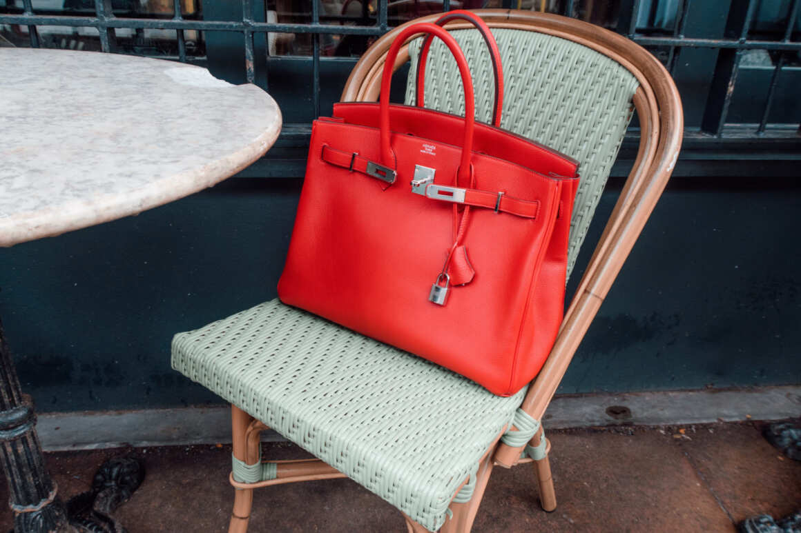 red birkin bag