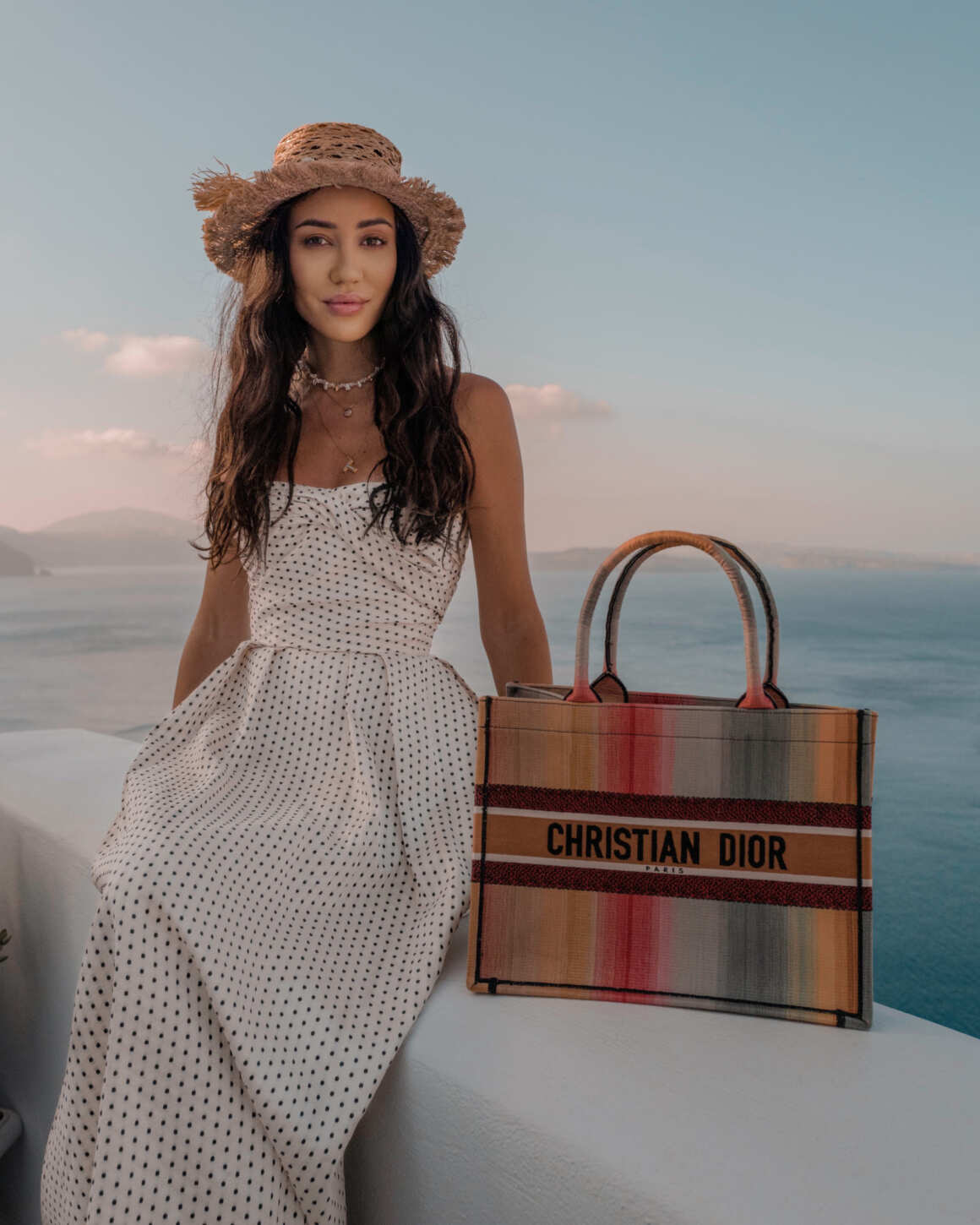 Christian Dior Beach Tote Book Bag