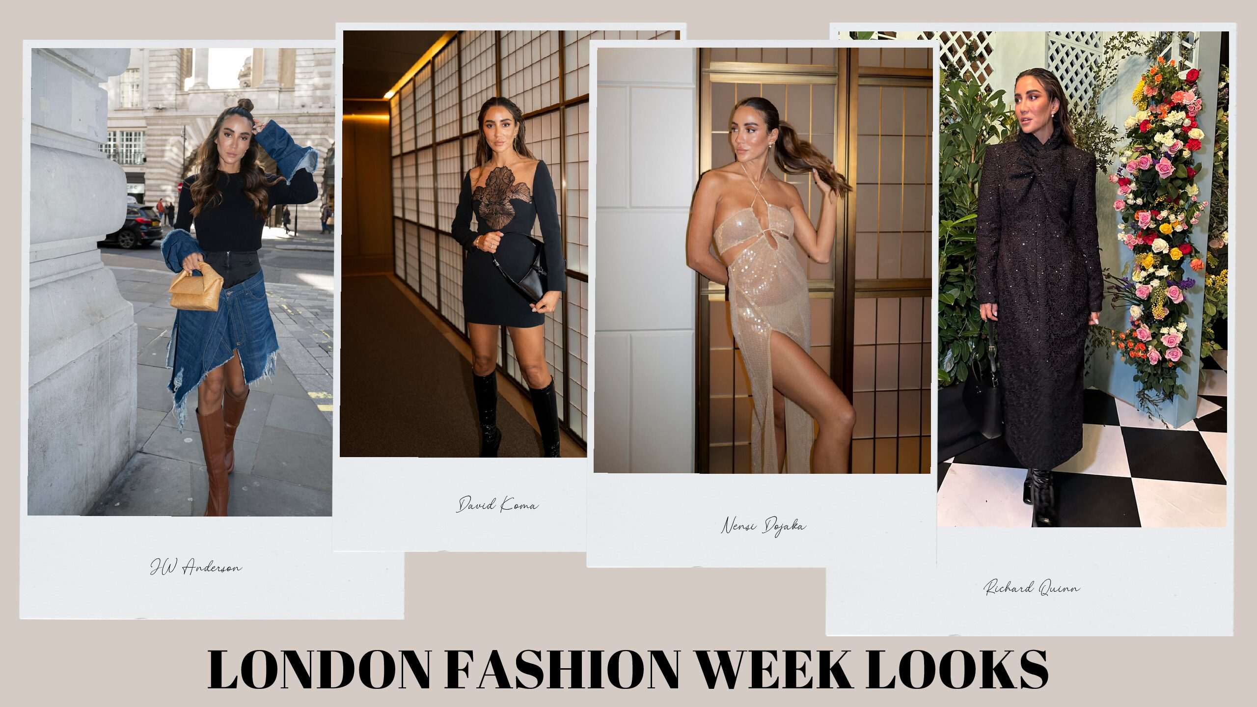 LONDON FASHION WEEK LOOKS