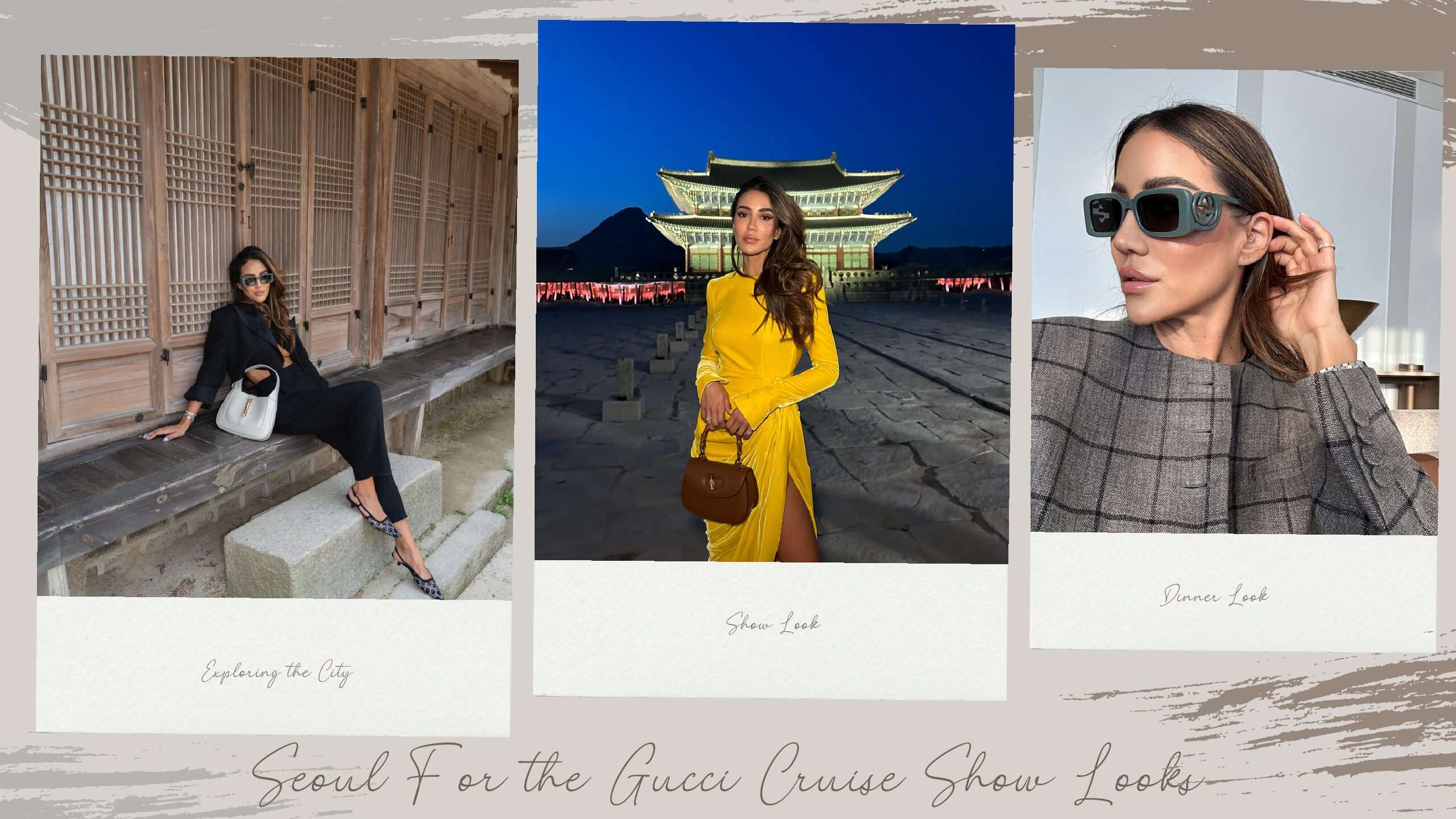 Seoul For the Gucci Cruise Show Looks