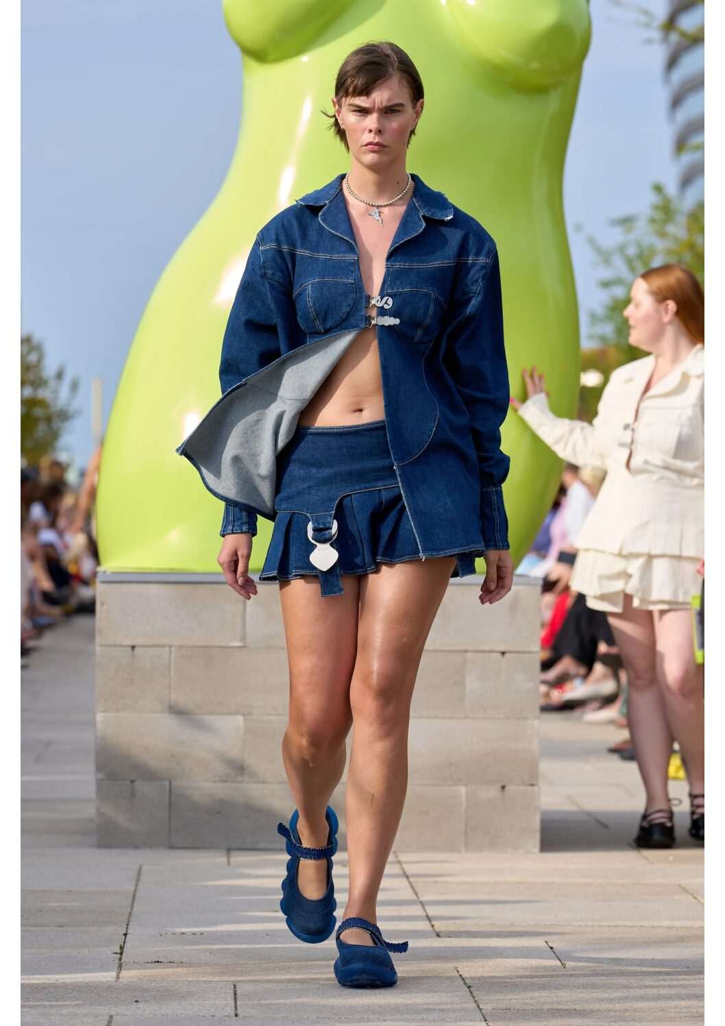 7-trends-to-know-from-copenhagen-fashion-week-double-denim-jacket-and-skirt
