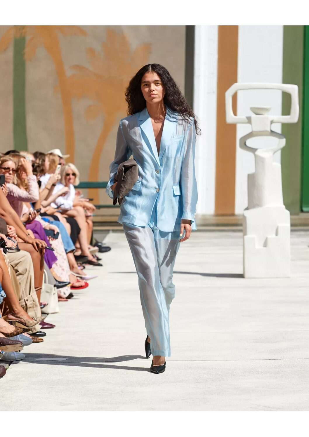 7-trends-to-know-from-copenhagen-fashion-week-ss25-sheer-dressing-blazer-and-trousers