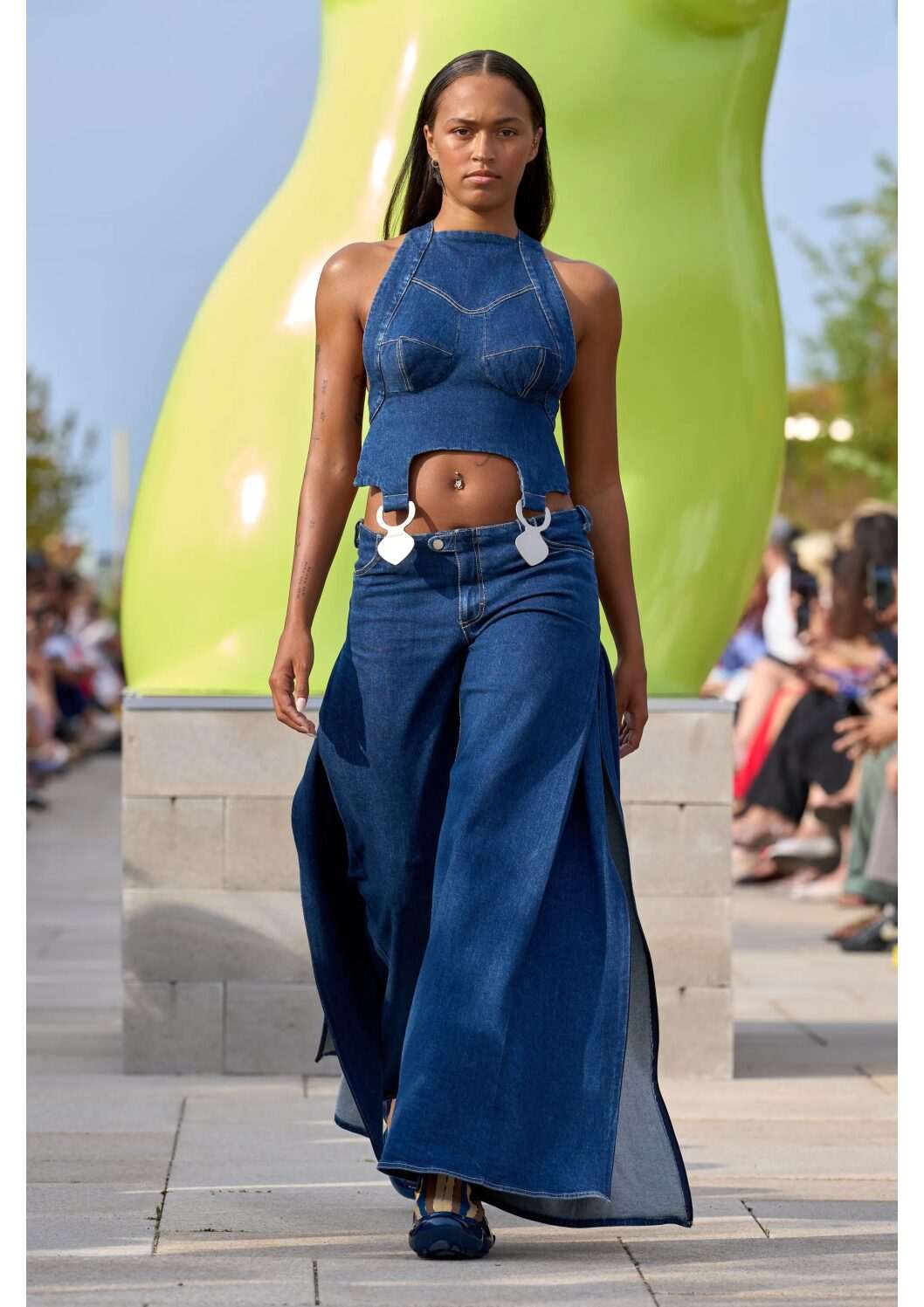 7-trends-to-know-from-copenhagen-fashion-week-ss25-tamara-kalinic-double-denim-culottes