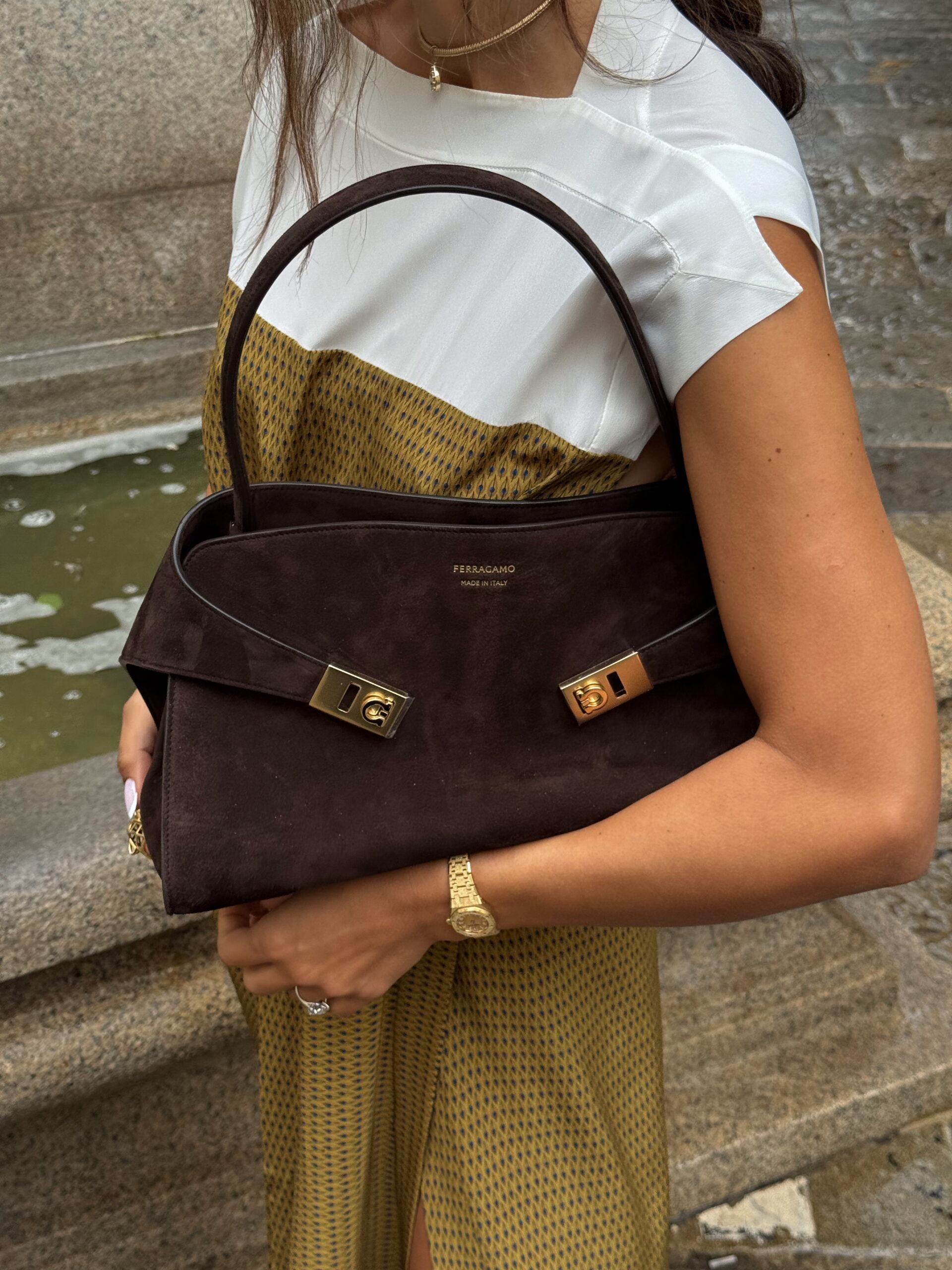 Milan-Fashion-Week-SS26-Outfits-Tamara-Kalinic-Ferragamo